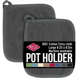 RITZ Terry Potholder & Hot Pad: Unparalleled Heat Resistant, Durable 100% Cotton